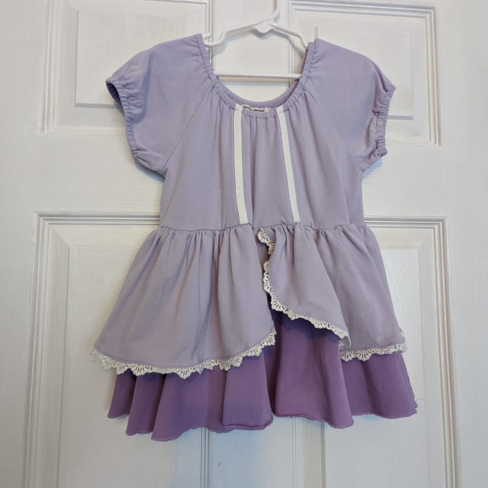 Adorable Essentials Sophia the First Inspired Top in Purple Size 6T